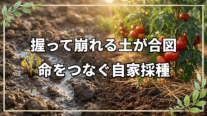 定植の土の見極めと自家採種の基本