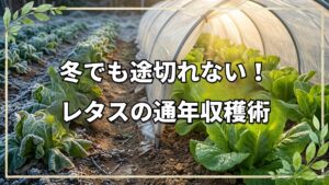 自然栽培レタス 通年収穫の育て方