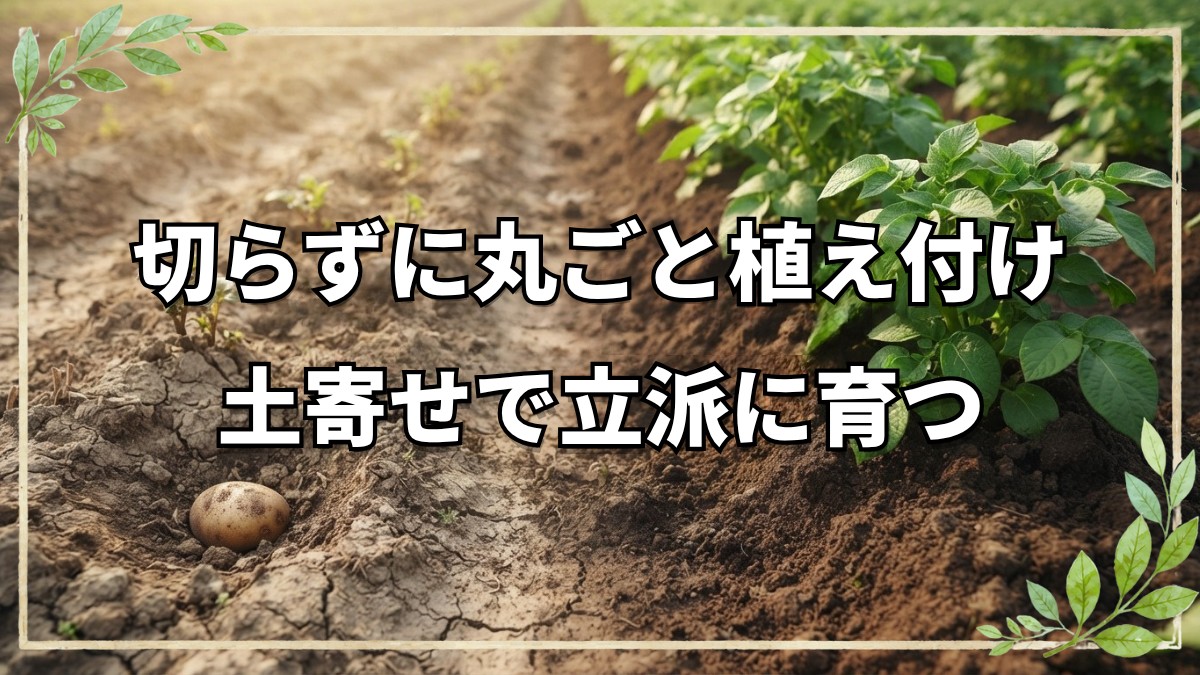 自然栽培ジャガイモの植え付けと野菜の出荷管理｜長持ちさせる袋選びと土寄せの重要性