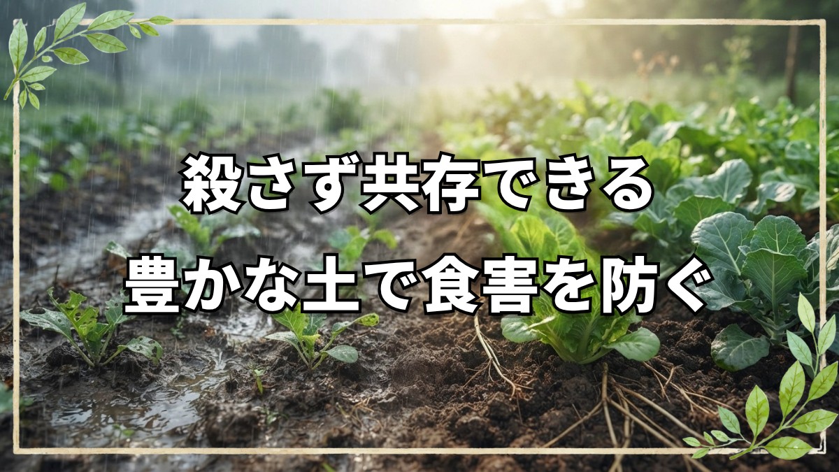 自然栽培におけるナメクジ対策と共存の知恵！食害が激減した畑の観察記録