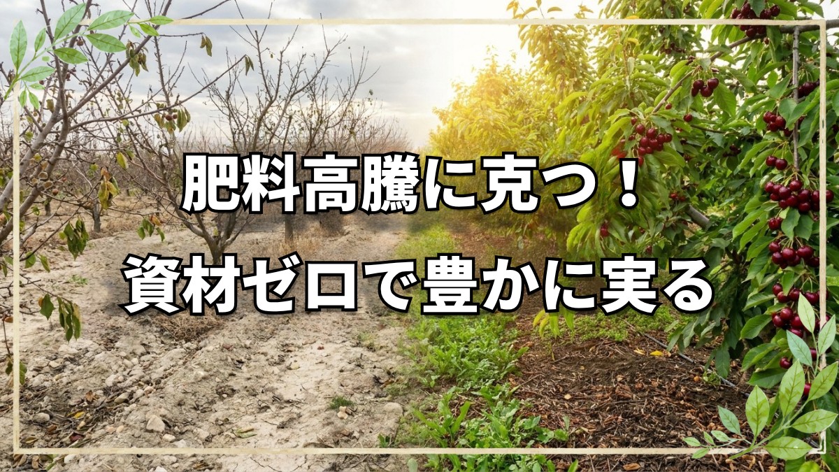 肥料高騰に克つ自然栽培の知恵