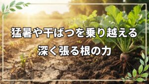 【自然栽培】猛暑と干ばつを乗り越える野菜たち|ケールの病気回復と土の力