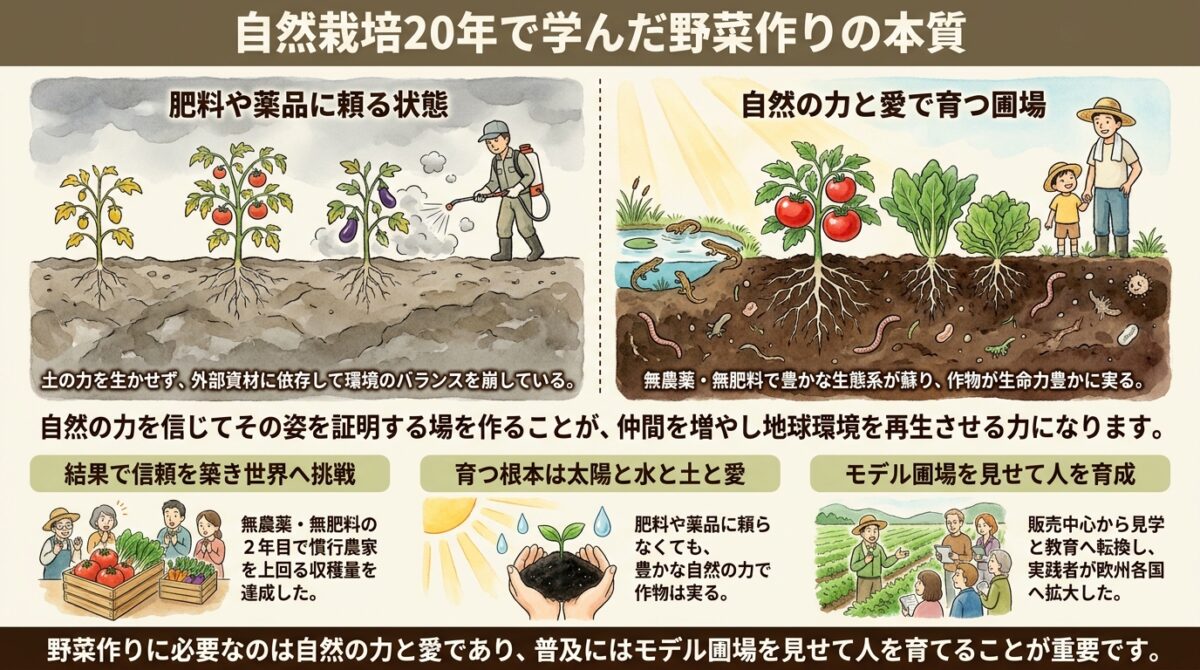 自然栽培20年で学んだ野菜作りの本質