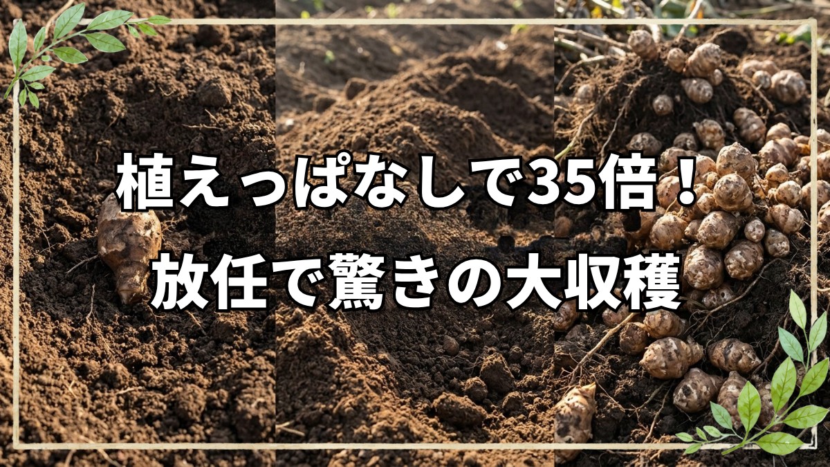 植えっぱなしで35倍！菊芋の自然栽培