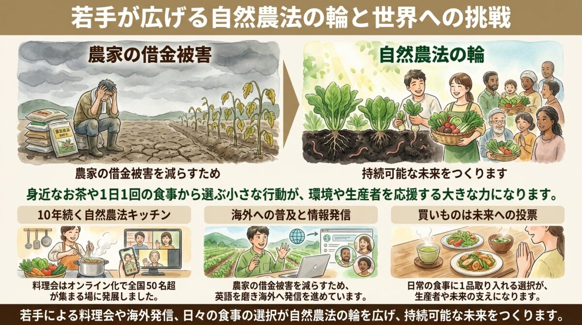 若手がつなぐ自然農法の輪!「自然農法キッチン」と海外発信への挑戦