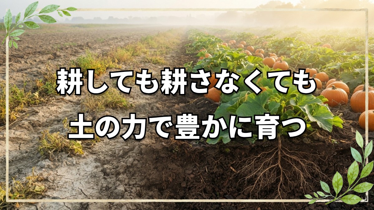 自然農法で土は耕すべき？22年の実践から見えた土壌と栽培の真実