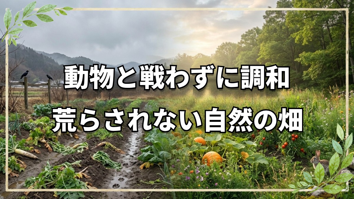 動物と戦わず調和する獣害対策