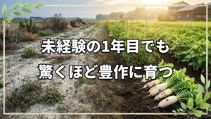 岐阜で挑む就農1年目の自然農法