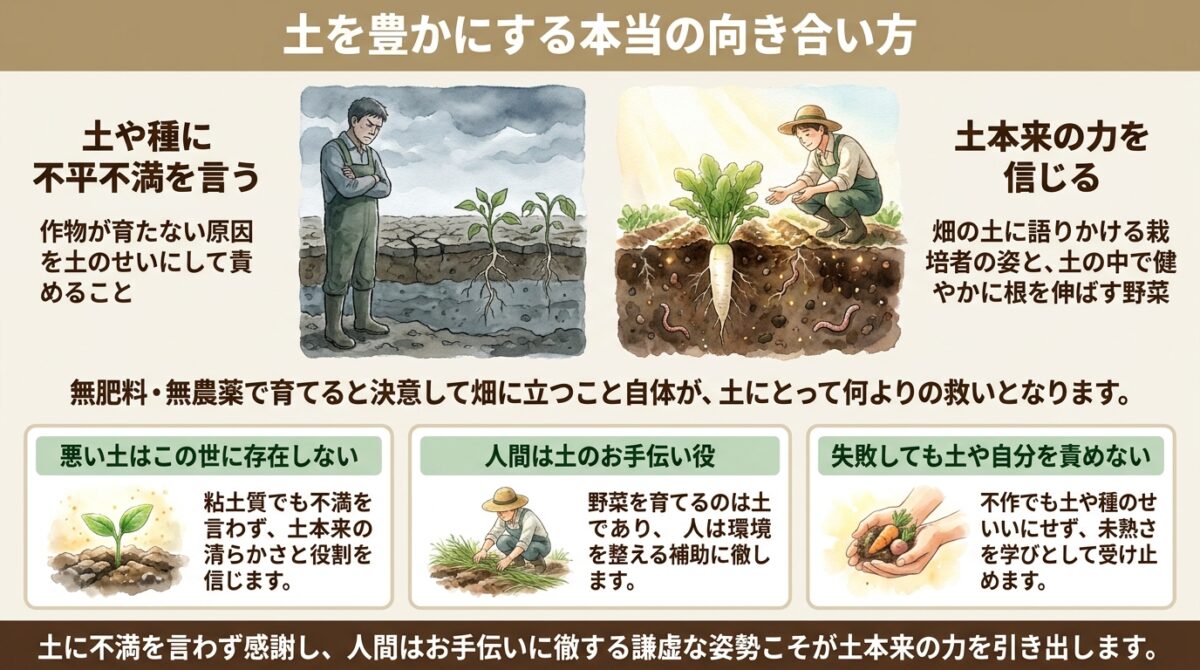 土を豊かにする本当の向き合い方