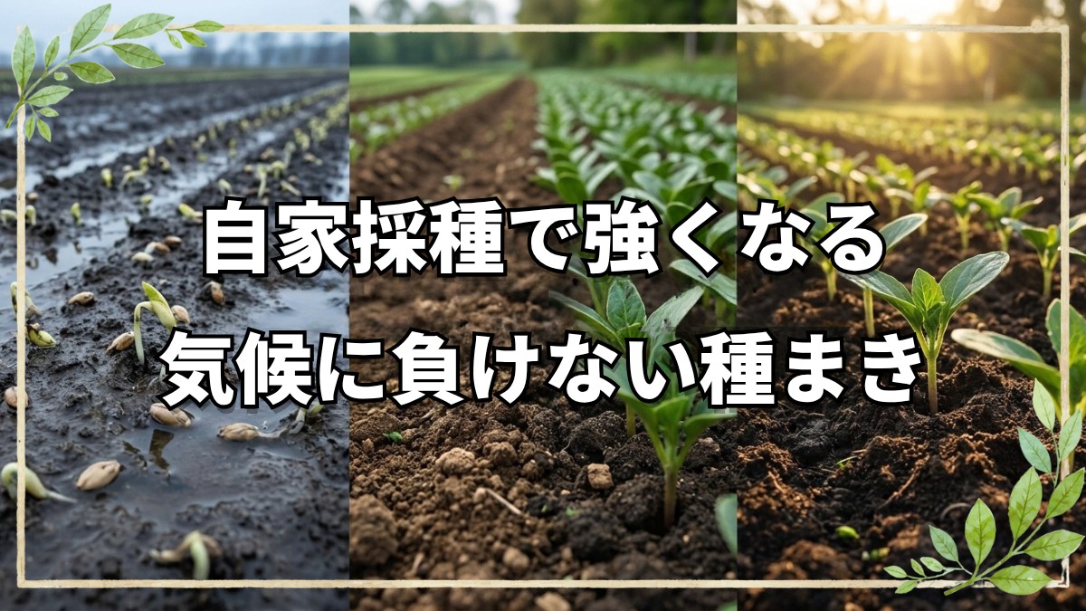 自然栽培の種まきと自家採種の極意