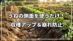 畝の側面も使う!サイド活用術