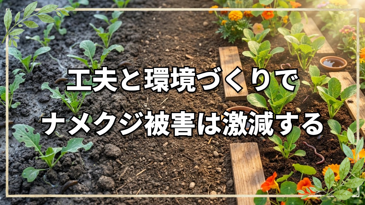 自然栽培におけるナメクジ対策と圃場の生態系づくり