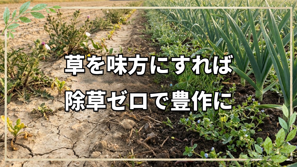 除草なしで豊作！雑草を味方にする自然栽培