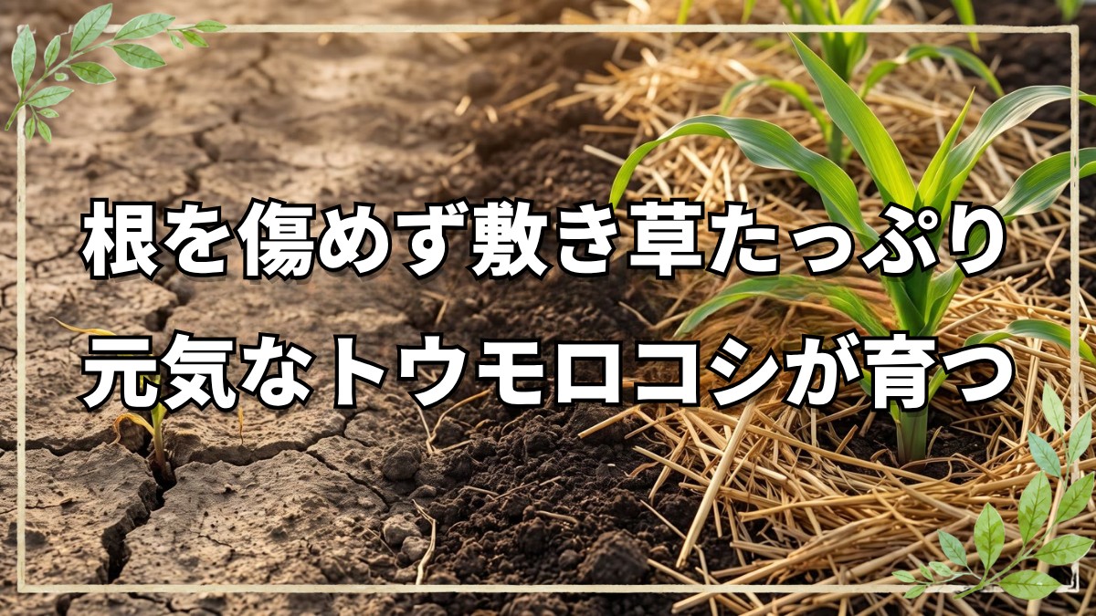 トウモロコシ定植の基本
