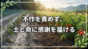 土や動物と心を通わせる自然栽培