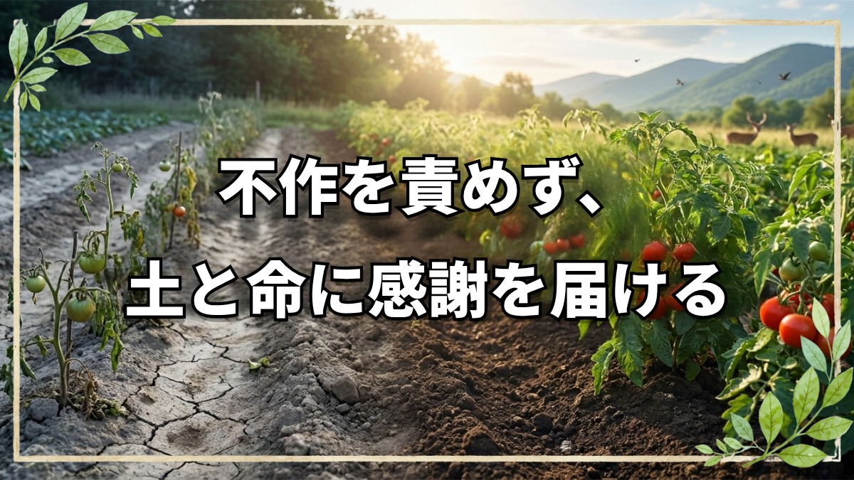 土や動物と心を通わせる自然栽培