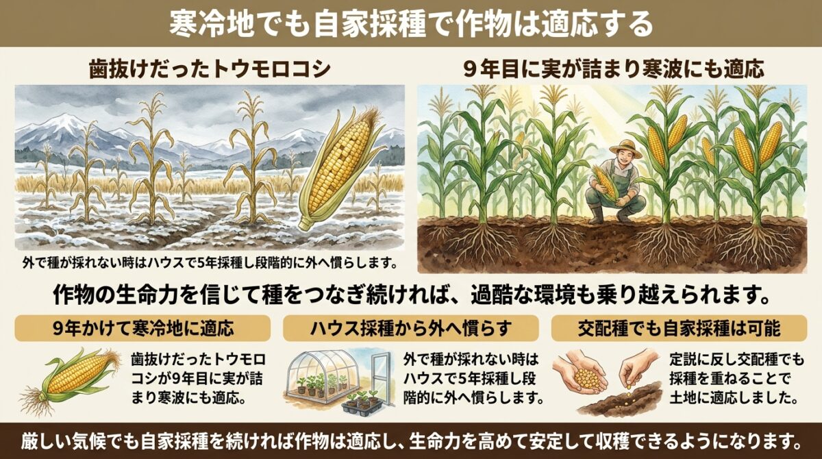 寒冷地でも自家採種は可能か?不可能を可能にした自然栽培の実例と知恵