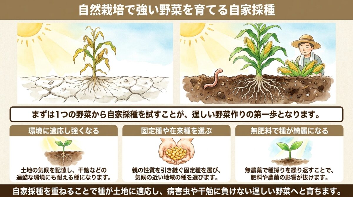 自家採種が栽培のカギを握る理由とポイント|自然栽培20年の実践から学ぶ種の力