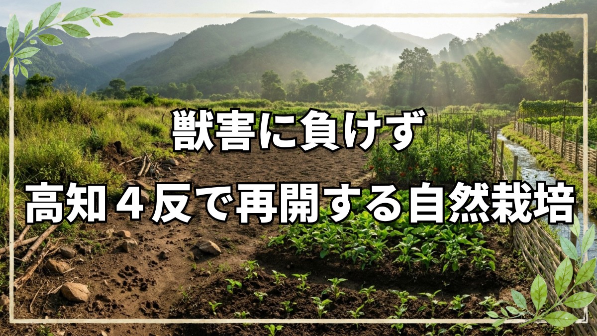 高知での農地決定と新規就農のリアル｜今橋さんの新たな挑戦