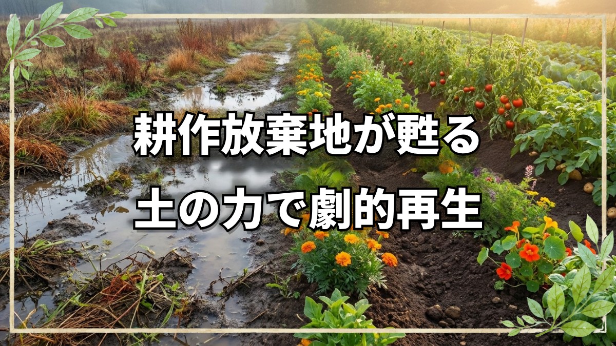 開墾２ヶ月で耕作放棄地が甦る自然栽培