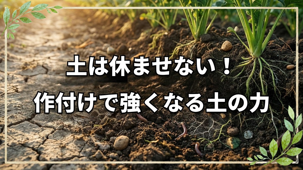 土は休ませない方が強くなる理由