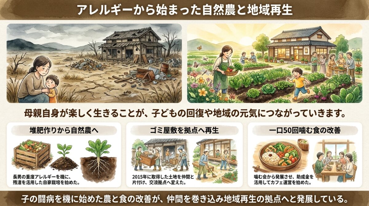 大阪「かみかみごはん」の歩みと挑戦|子どもの重度アレルギーから始まった自然農と地域再生