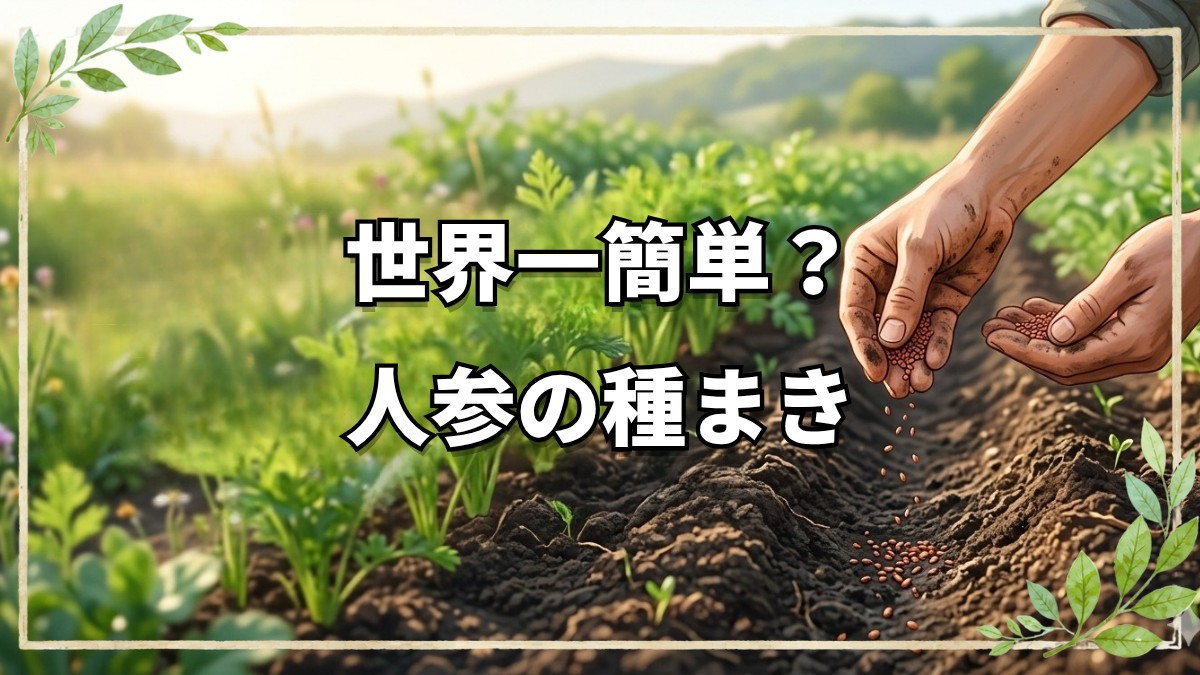 「世界一簡単」な人参の種まきに学ぶ、自然栽培の極意と成功のポイント