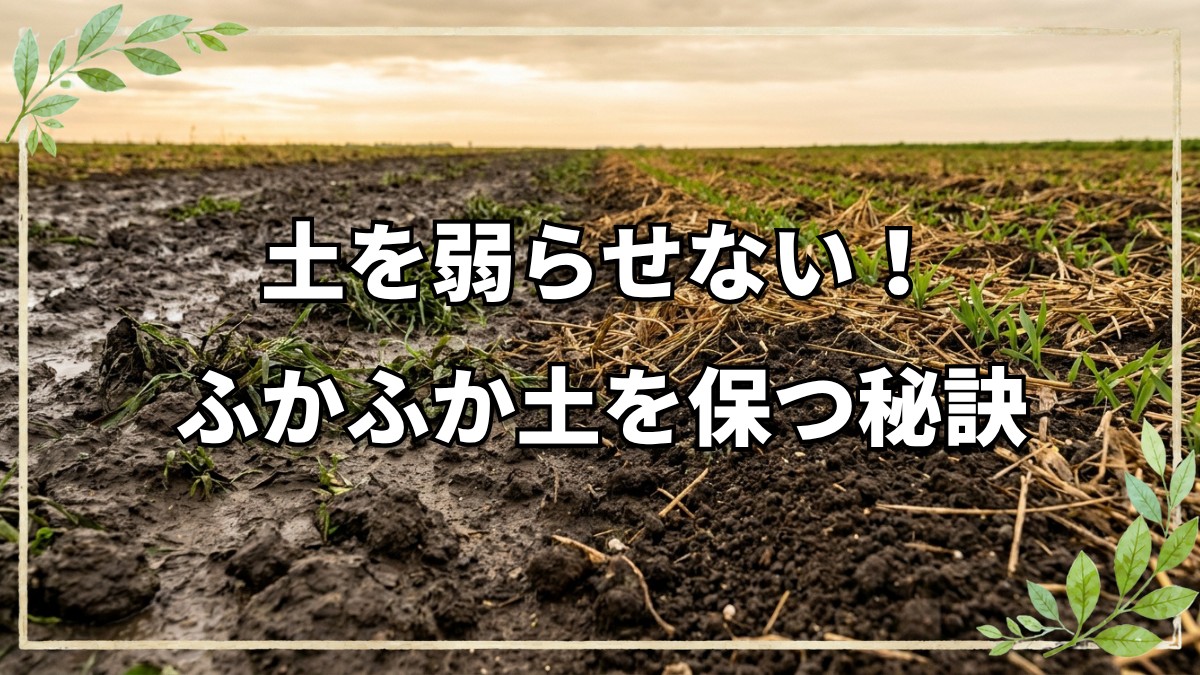 自然栽培で土を弱らせる３大失敗