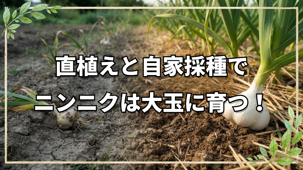 ニンニク自然栽培の検証と保存術