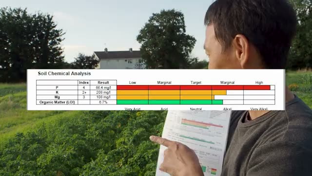 検査数値で実証された土壌の健康状態