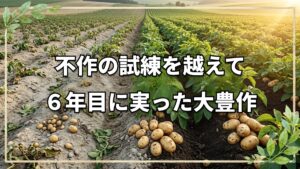 オーガニックから自然栽培への転換|ジャガイモ豊作までの6年間の歩み