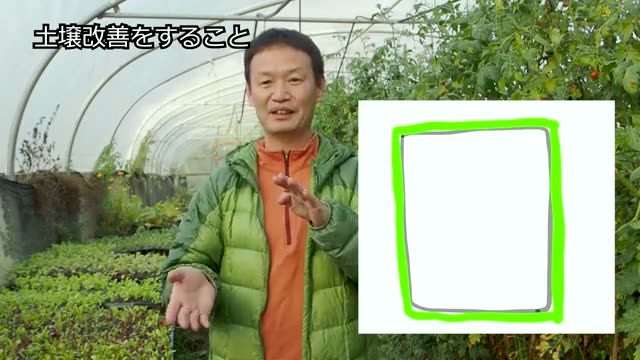 ポイント7:畑の外周に溝を掘る土壌改善