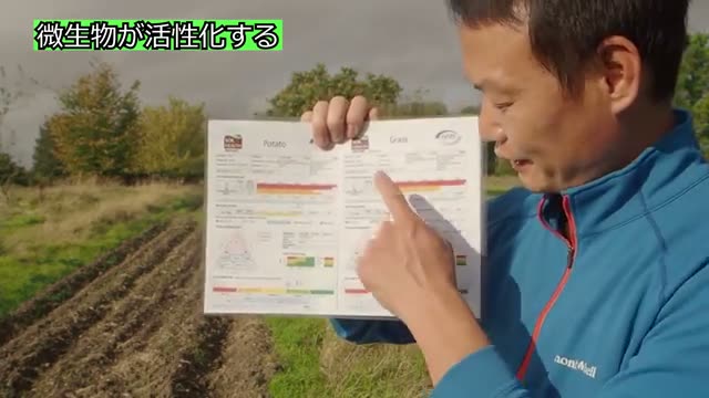 自然農法の利点3：土壌検査で実証された微生物の活性化