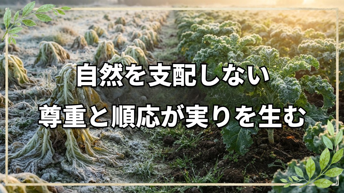 自然農法の根本理念とは？イギリスの圃場から学ぶ「自然尊重」と「自然順応」